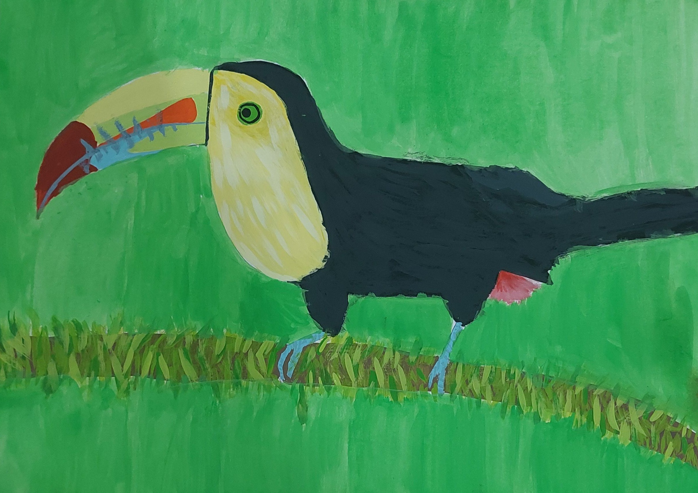 نقاشی النا 10 ساله